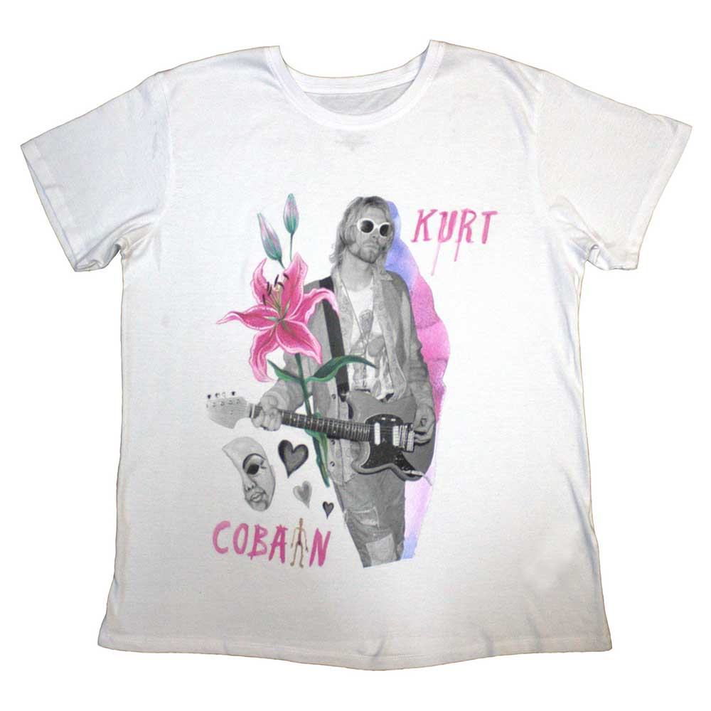Kurt Cobain Unisex T-Shirt: Flower