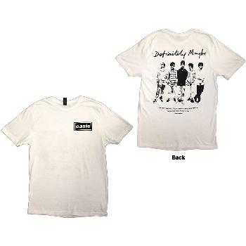 Oasis Unisex T-Shirt: Definitely Maybe Promo Back Print