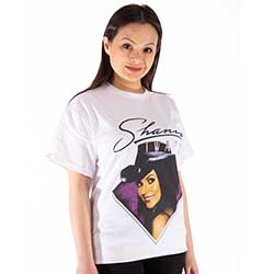 Shania Twain Unisex T-Shirt: Purple Photo