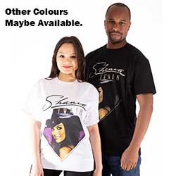 Shania Twain Unisex T-Shirt: Purple Photo