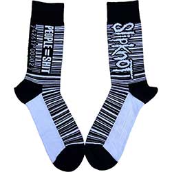 Slipknot Unisex Ankle Socks: Barcode (UK Size 7 - 11)