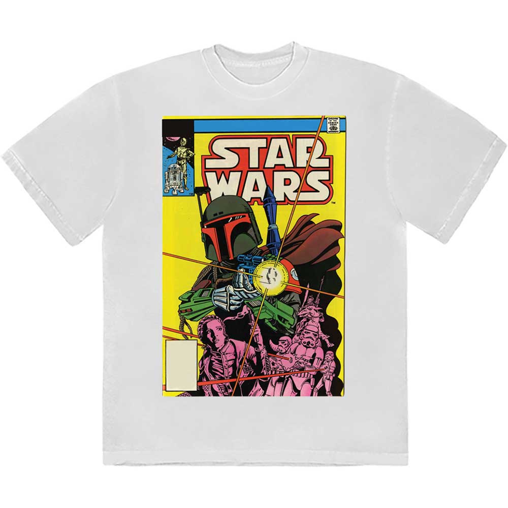 Star Wars Unisex T-Shirt: Boba Fett Comic Cover