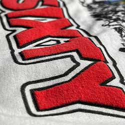 The Rolling Stones Ladies Hi-Build T-Shirt: Sixty Stadium Dragon (Puff Print)