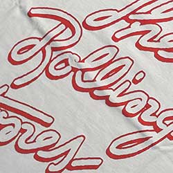 The Rolling Stones Unisex Ringer T-Shirt: Signature Logo