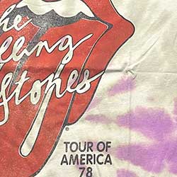 The Rolling Stones Unisex T-Shirt: Tour of USA '78 (Wash Collection)