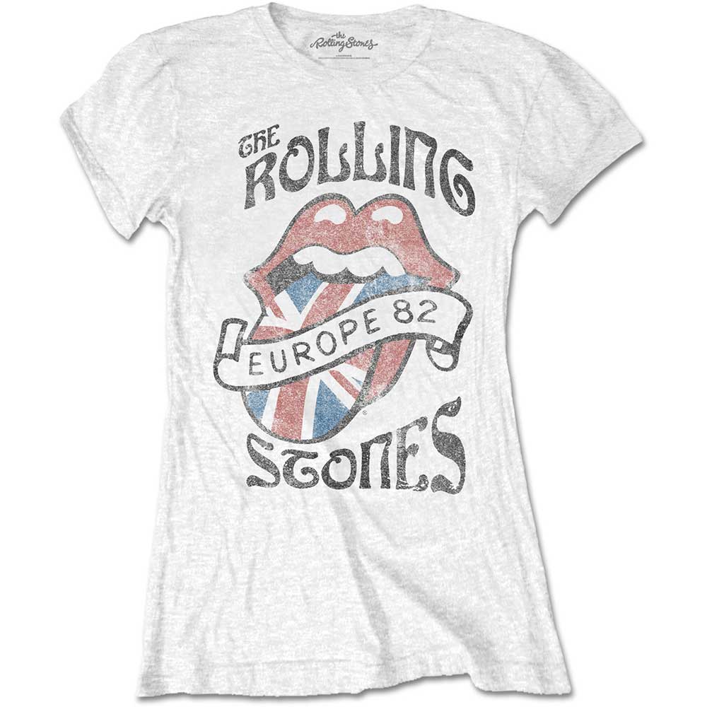 The Rolling Stones Ladies T-Shirt: Europe 82