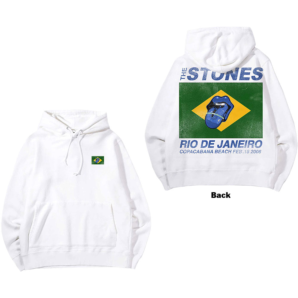 The Rolling Stones Unisex Pullover Hoodie: Copacabana (Back Print)