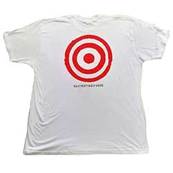 U2 Unisex T-Shirt: U2 Vertigo Tour 2005 Red V (Back Print) (Ex-Tour)