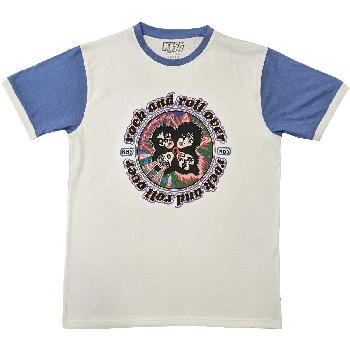KISS Unisex Ringer T-Shirt: Rock and Roll Over