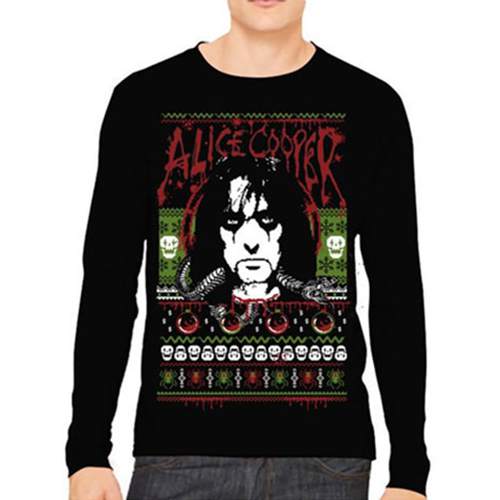 Alice Cooper Unisex Sweatshirt: Holiday 