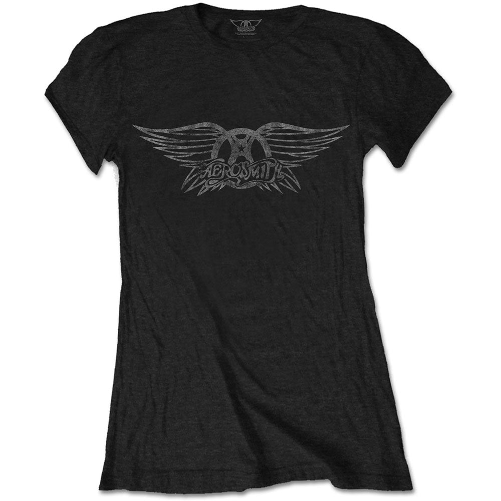 Aerosmith Ladies T-Shirt: Vintage Logo