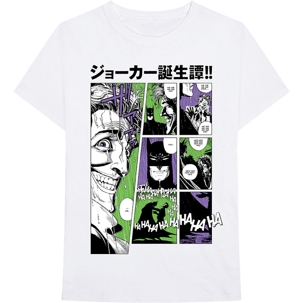 DC Comics Unisex T-Shirt: Joker Sweats Manga