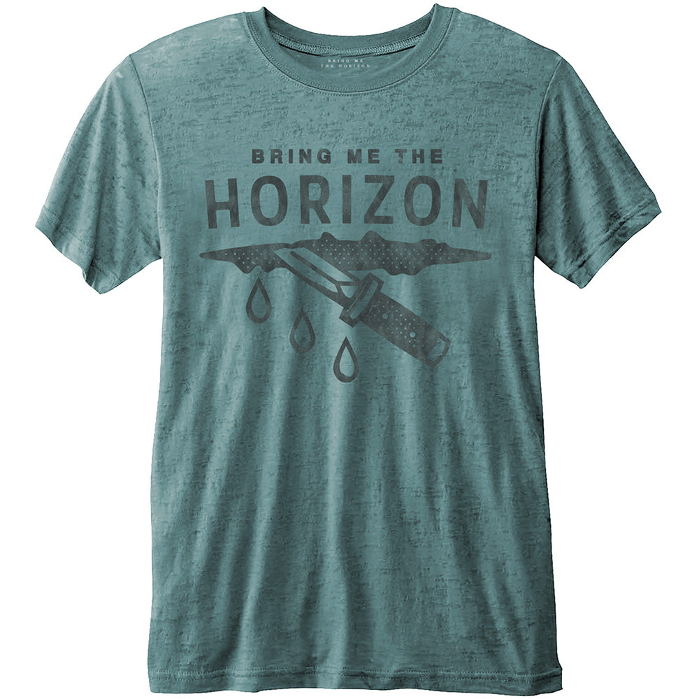 Bring Me The Horizon Unisex Burn Out T-Shirt: Wound