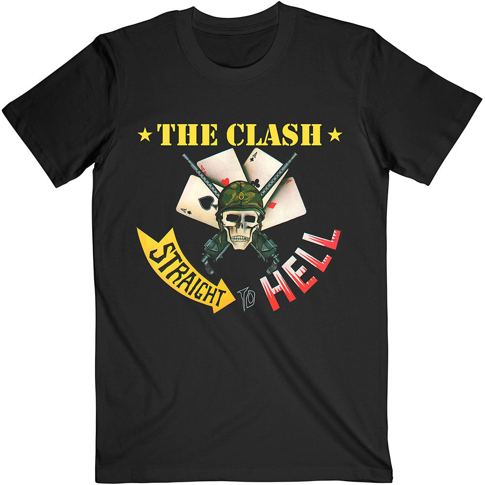 The Clash Unisex T-Shirt: Straight To Hell Single
