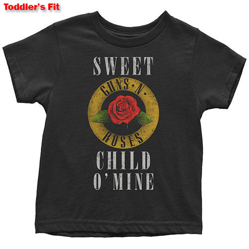 Guns N' Roses Kids Toddler T-Shirt: Child O' Mine Rose 