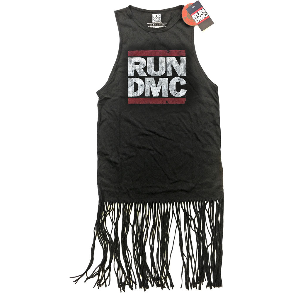 Run DMC Ladies Tassel Dress: Logo Vintage