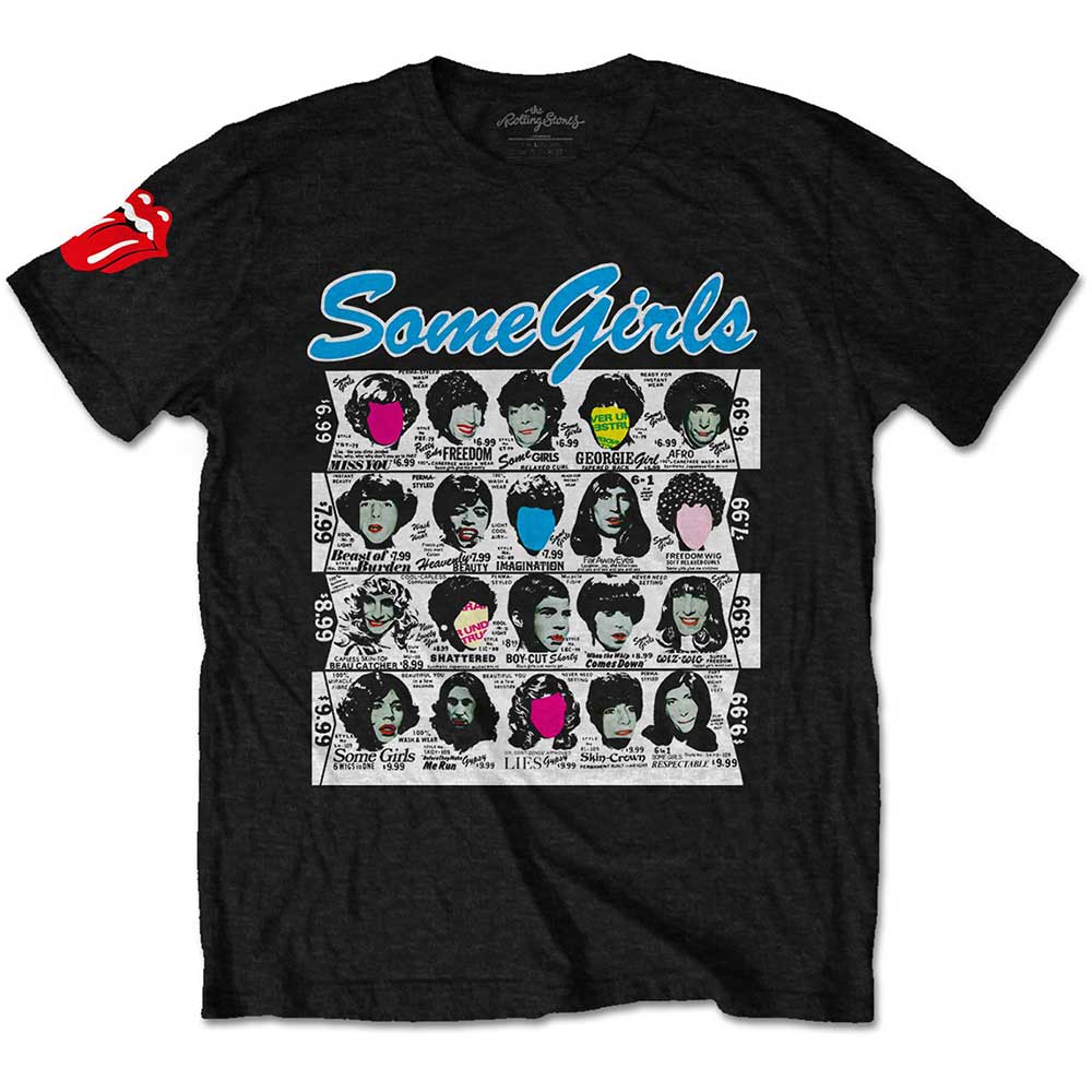 The Rolling Stones Unisex T-Shirt: Some Girls Album (Sleeve Print)