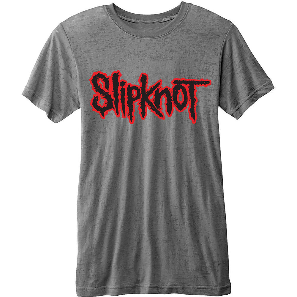 Slipknot Unisex T-Shirt: Logo (Burnout)