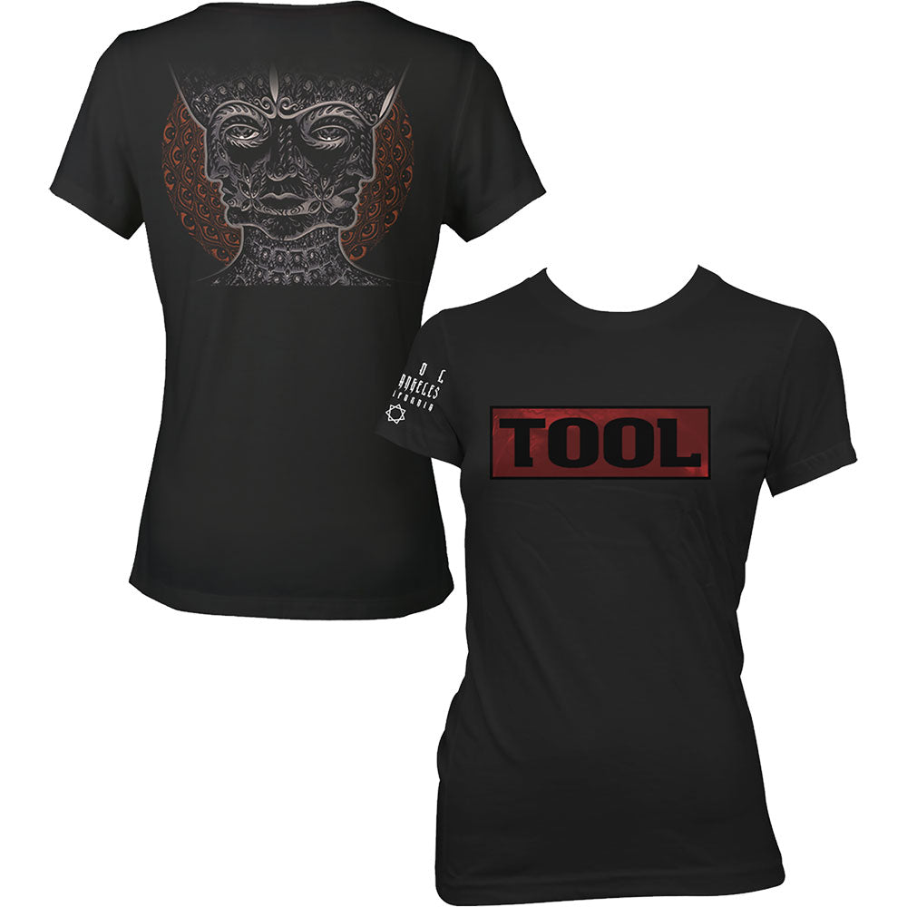 Tool Ladies T-Shirt: Shaded Box (Back & Sleeve Print)