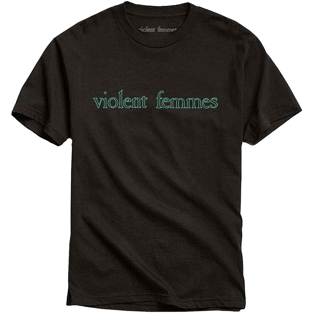 Violent Femmes Unisex T-Shirt: Green Vintage Logo