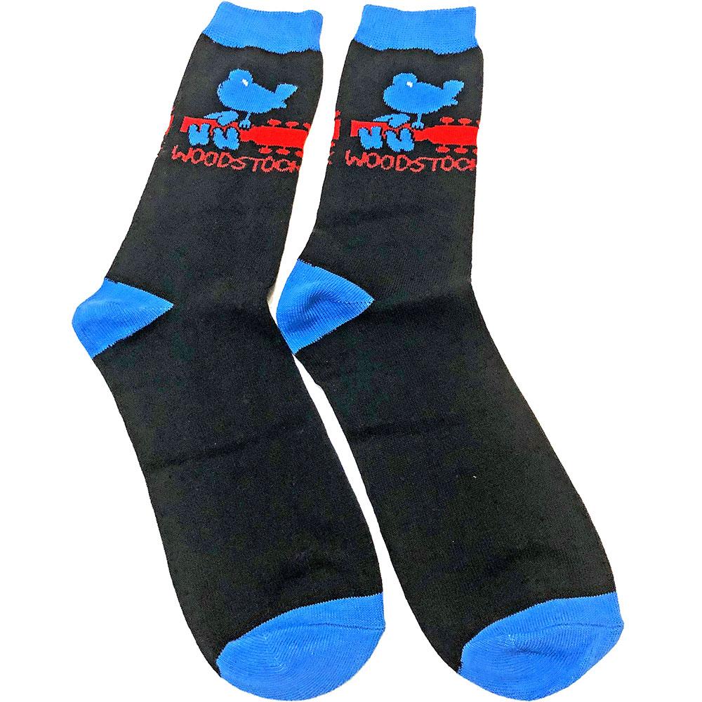 Woodstock Unisex Ankle Socks: Logo (UK Size 7 - 11)
