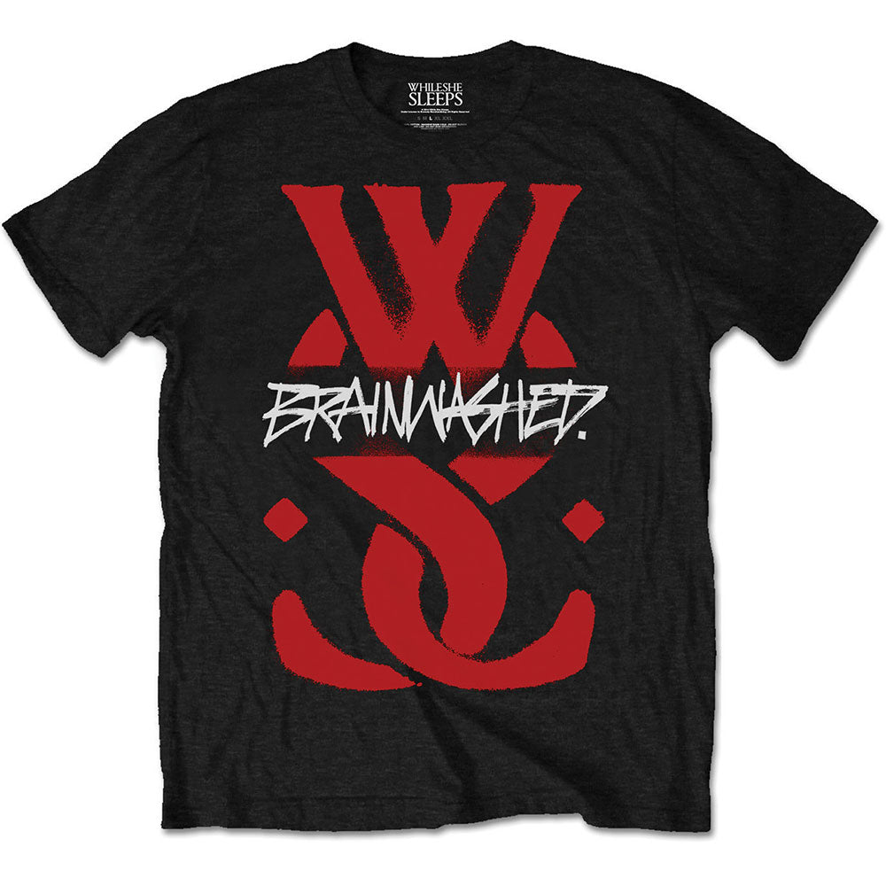 While She Sleeps Unisex T-Shirt: Brainwashed Logo