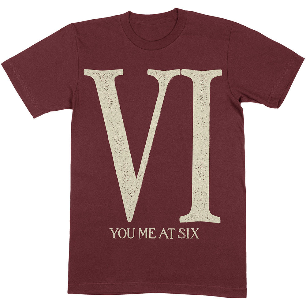 You Me At Six Unisex T-Shirt: Roman VI 