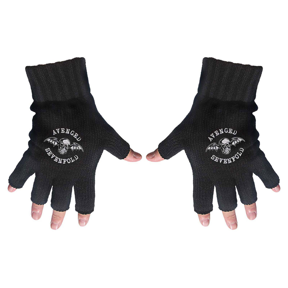 Avenged Sevenfold Fingerless Gloves: Death Bat
