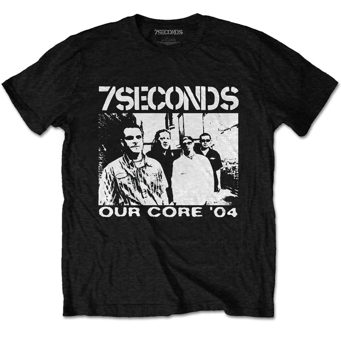 7 Seconds Unisex T-Shirt: Our Core (Back Print)