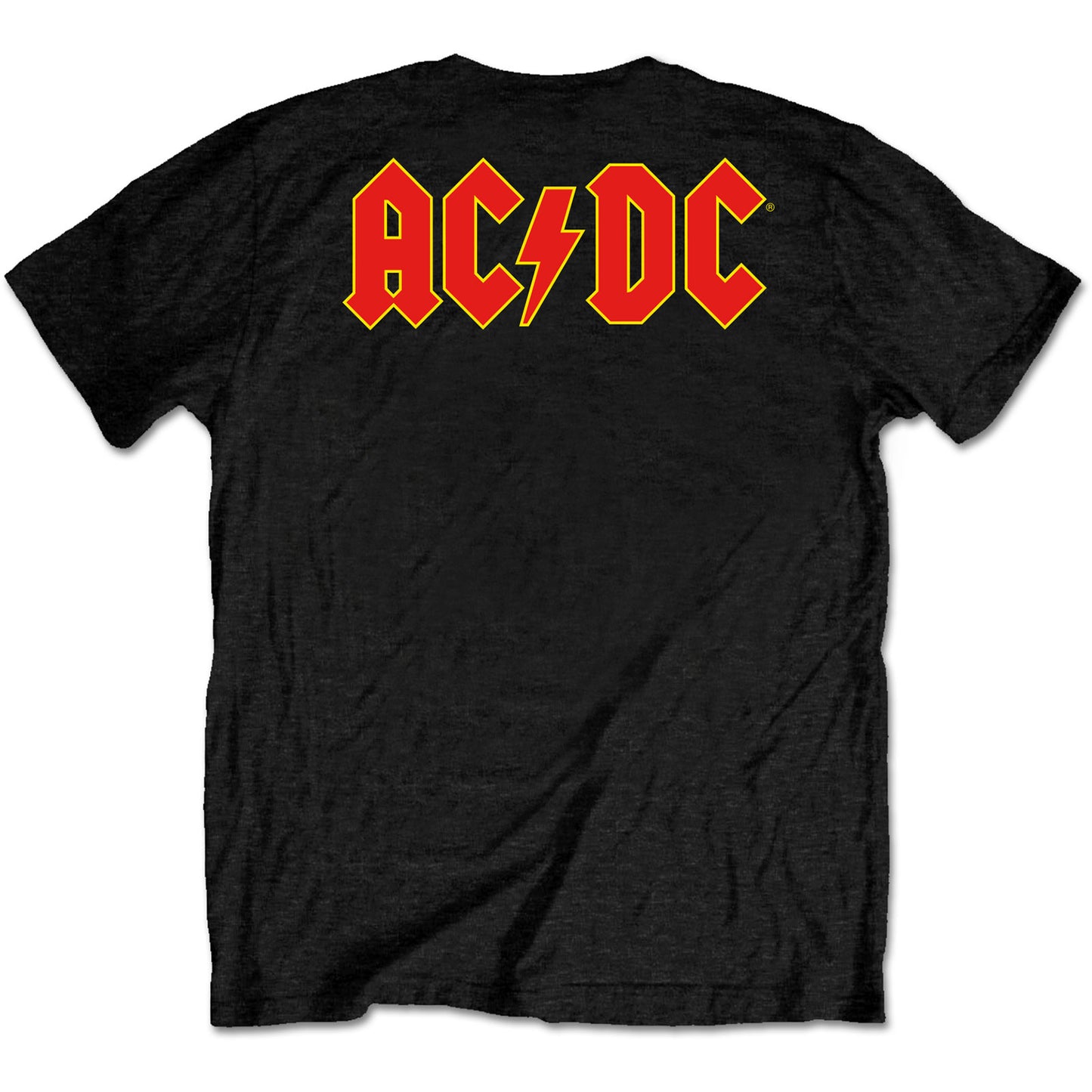 AC/DC Unisex T-Shirt: Logo (Back Print/Retail Pack)