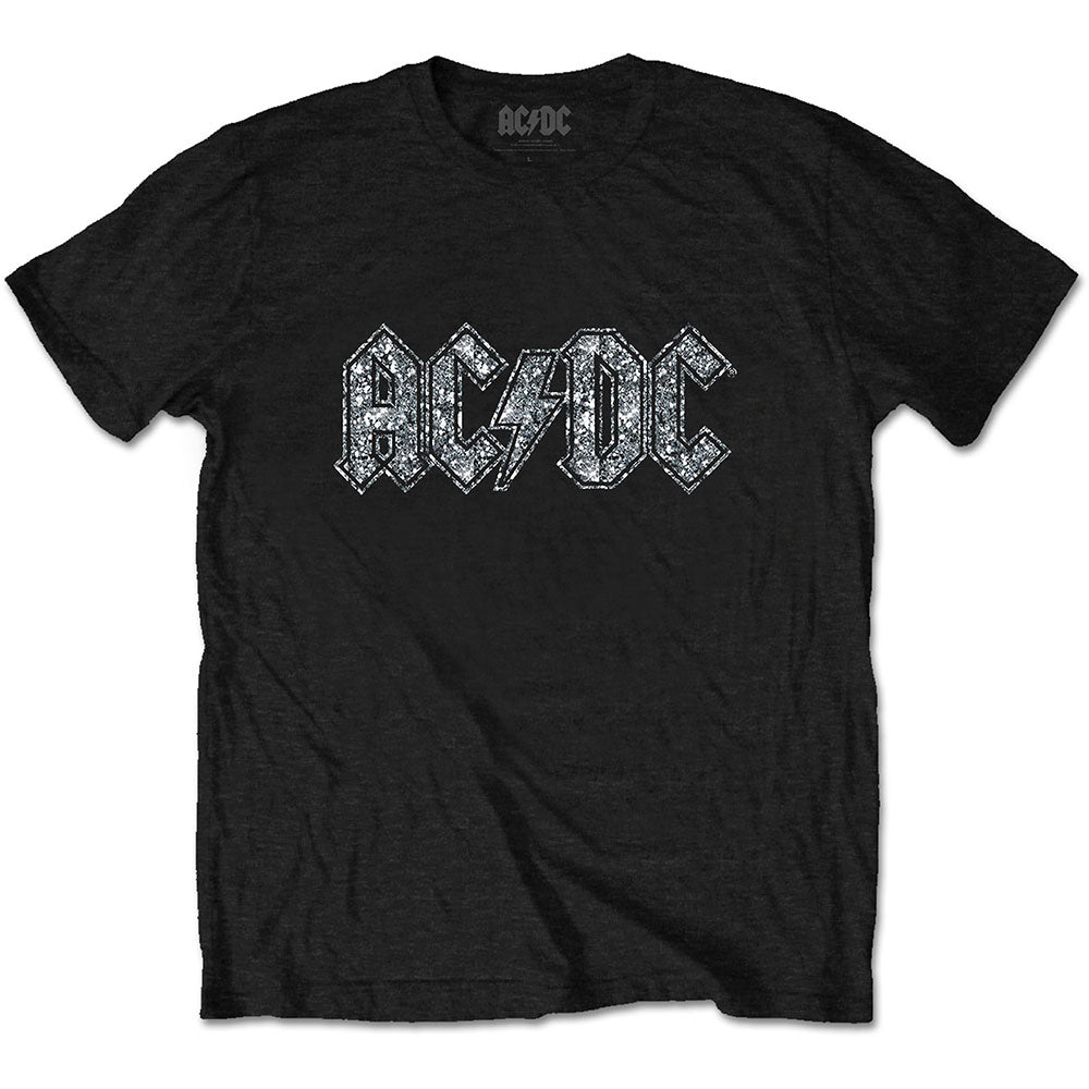 AC/DC Unisex T-Shirt: Logo (Diamante)