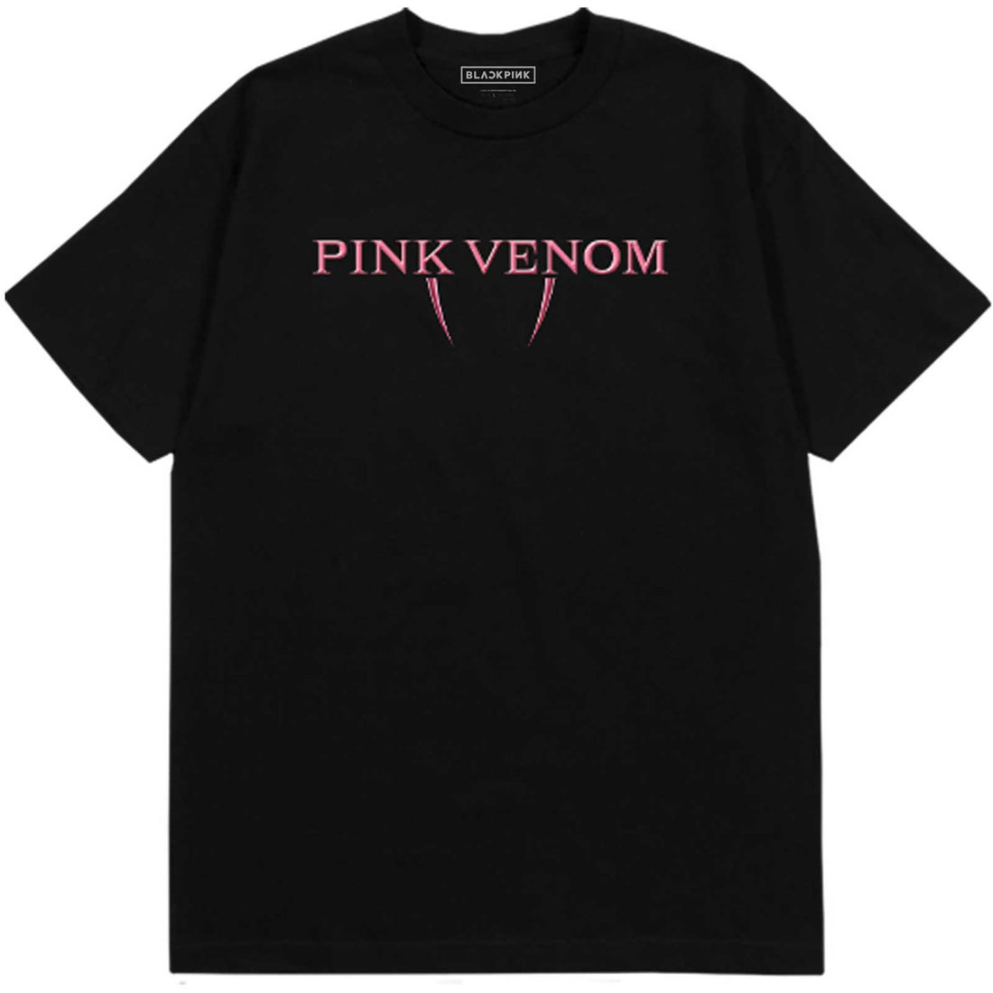 BlackPink Unisex T-Shirt: Pink Venom Logo (Back Print)