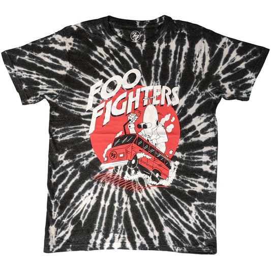 Foo Fighters Unisex T-Shirt: Speeding Bus (Wash Collection)