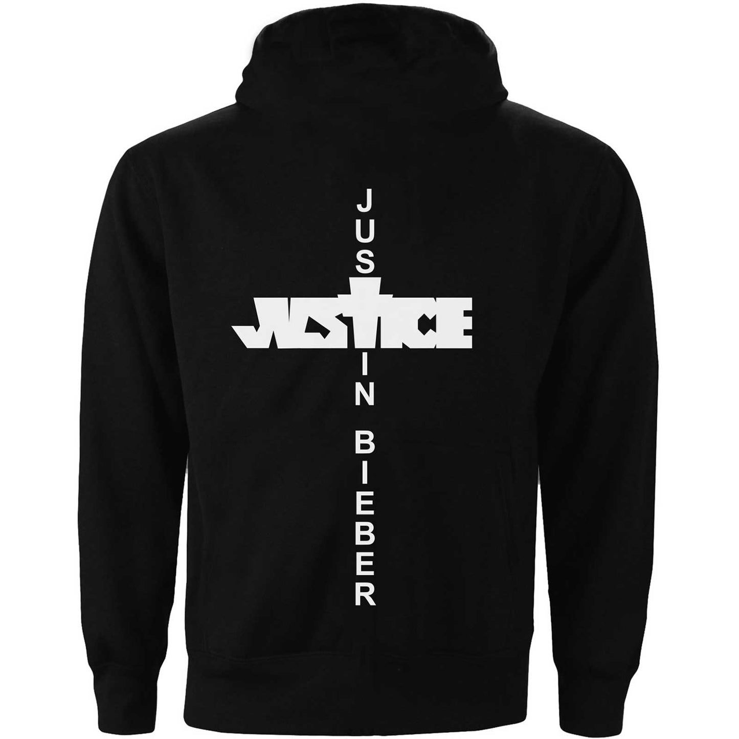 Justin Bieber Unisex Pullover Hoodie: Justice (Back Print)
