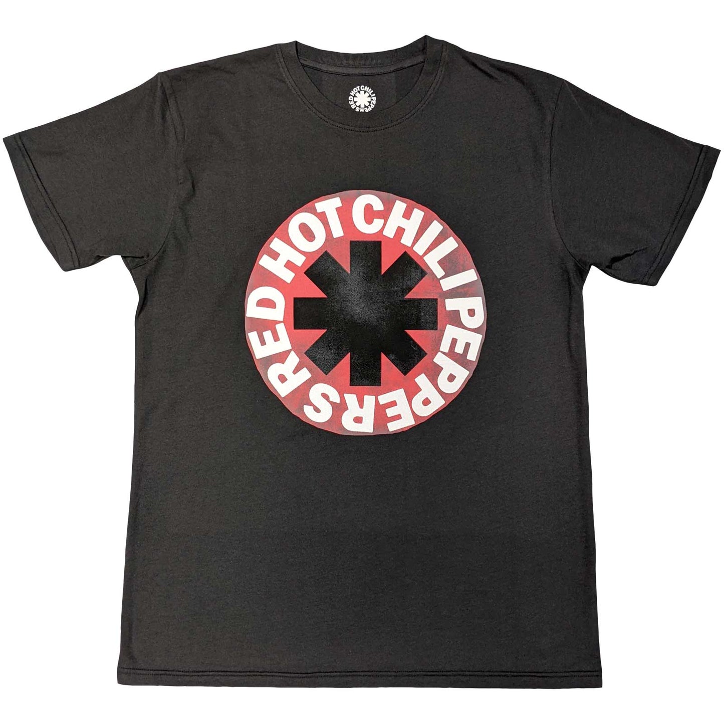 Red Hot Chili Peppers Unisex T-Shirt: Red Circle Asterisk (Eco-Friendly)