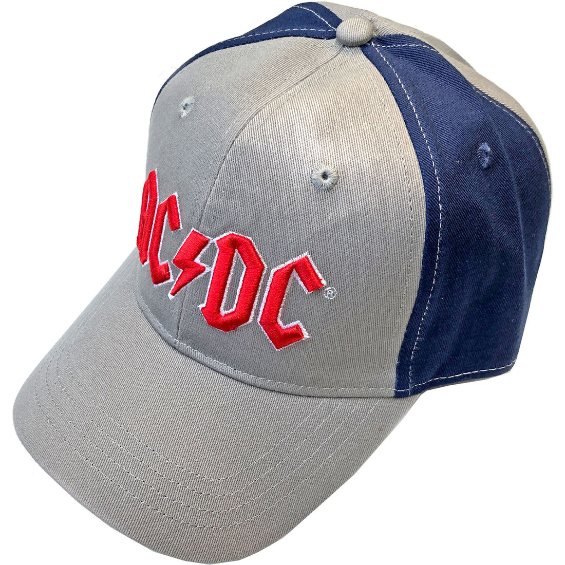 AC/DC Baseball Cap: Red Logo (2 Tone)