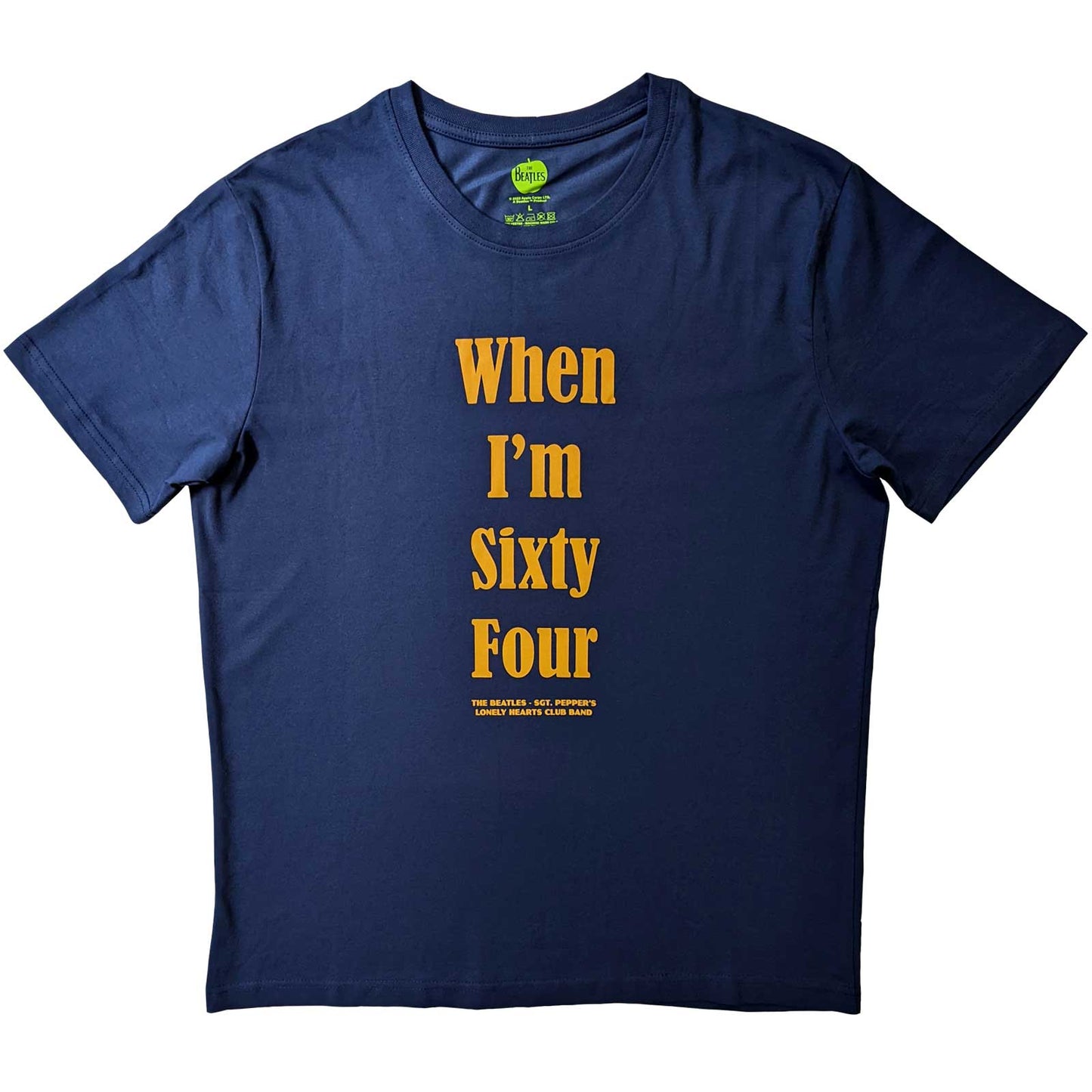 The Beatles Unisex T-Shirt: When I'm Sixty Four (Back Print)