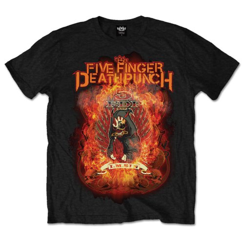 Five Finger Death Punch Unisex T-Shirt: Burn in Sin