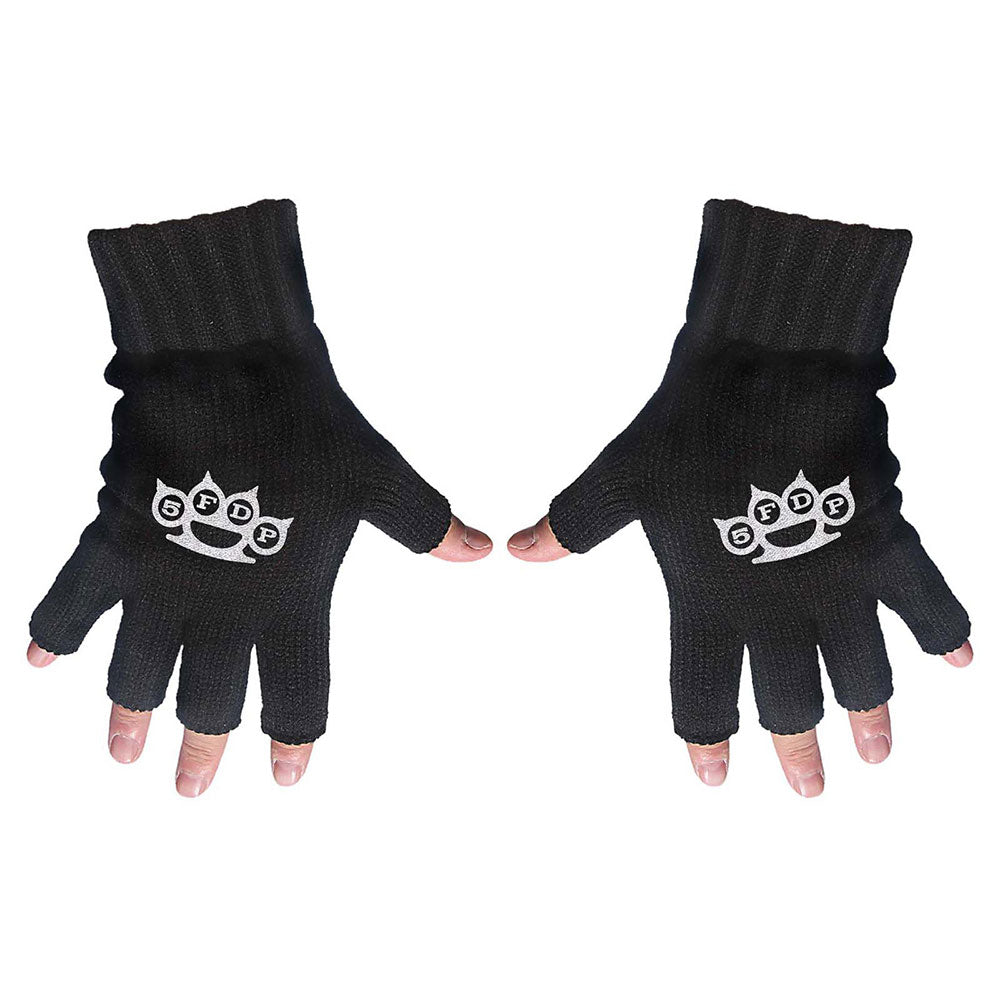 punch handschuhe Five Finger Death Punch Logo Unisex Fingerless Gloves