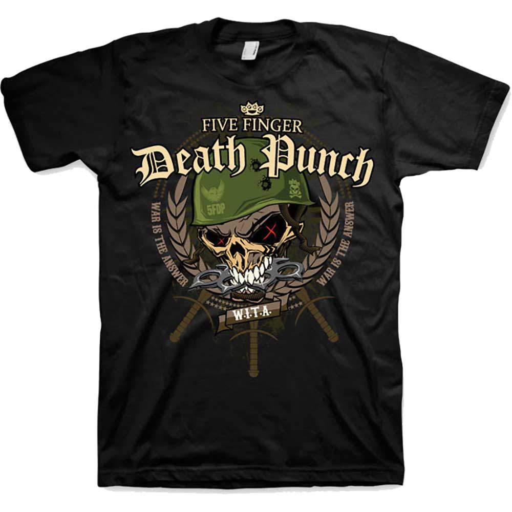 Five Finger Death Punch Unisex T-Shirt: War Head