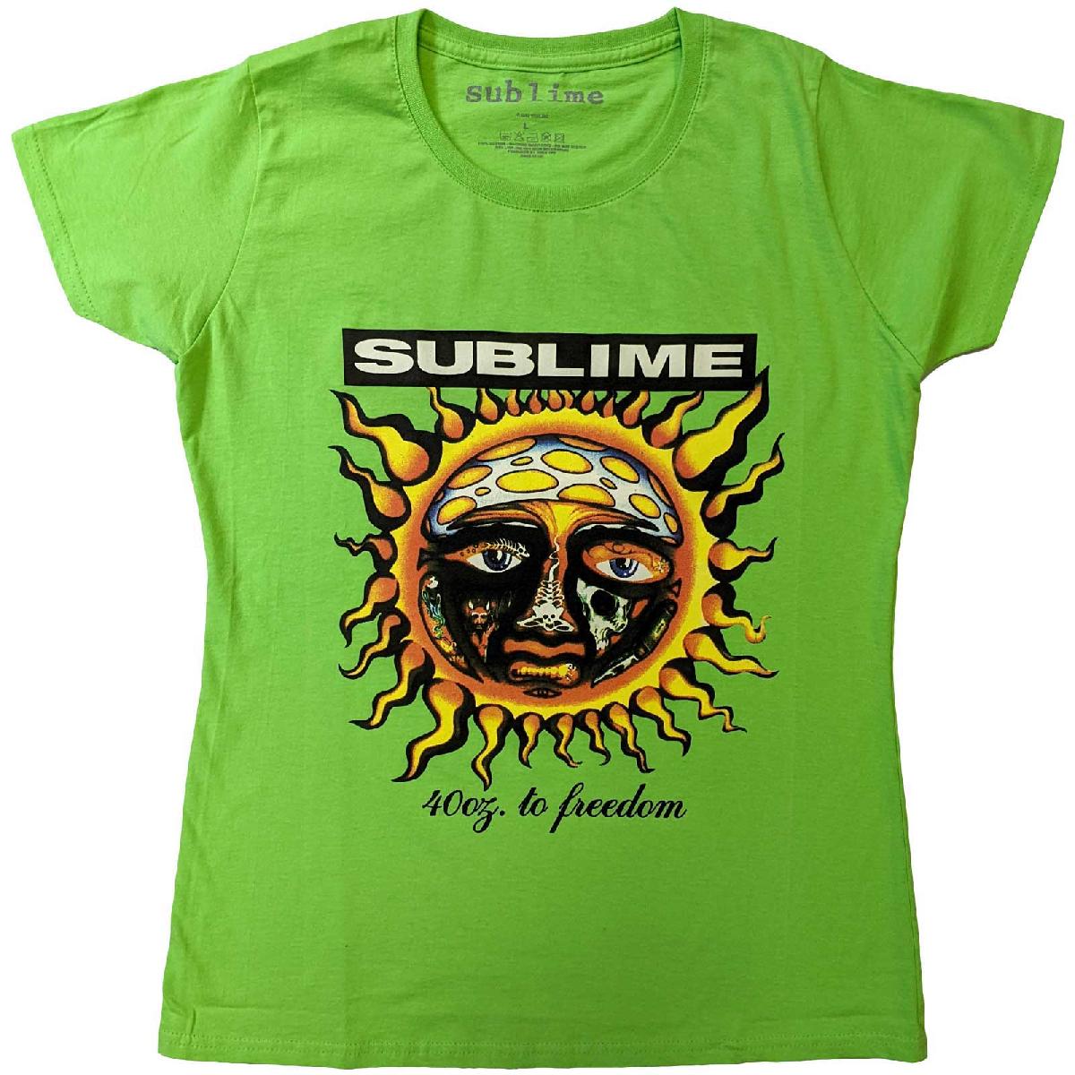 Sublime Ladies T-Shirt: 40oz To Freedom