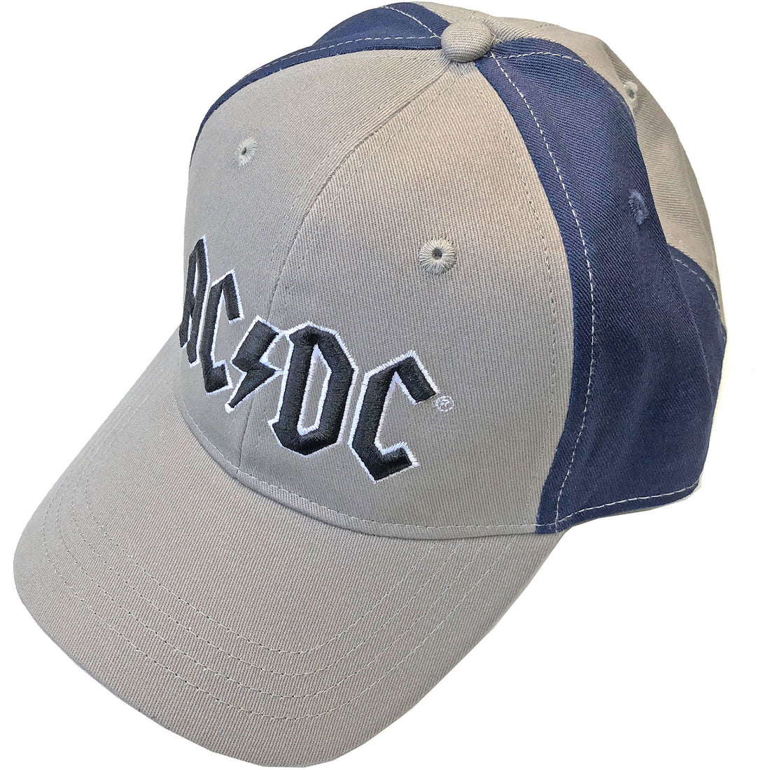 AC/DC Baseball Cap: Black Logo (2 Tone)