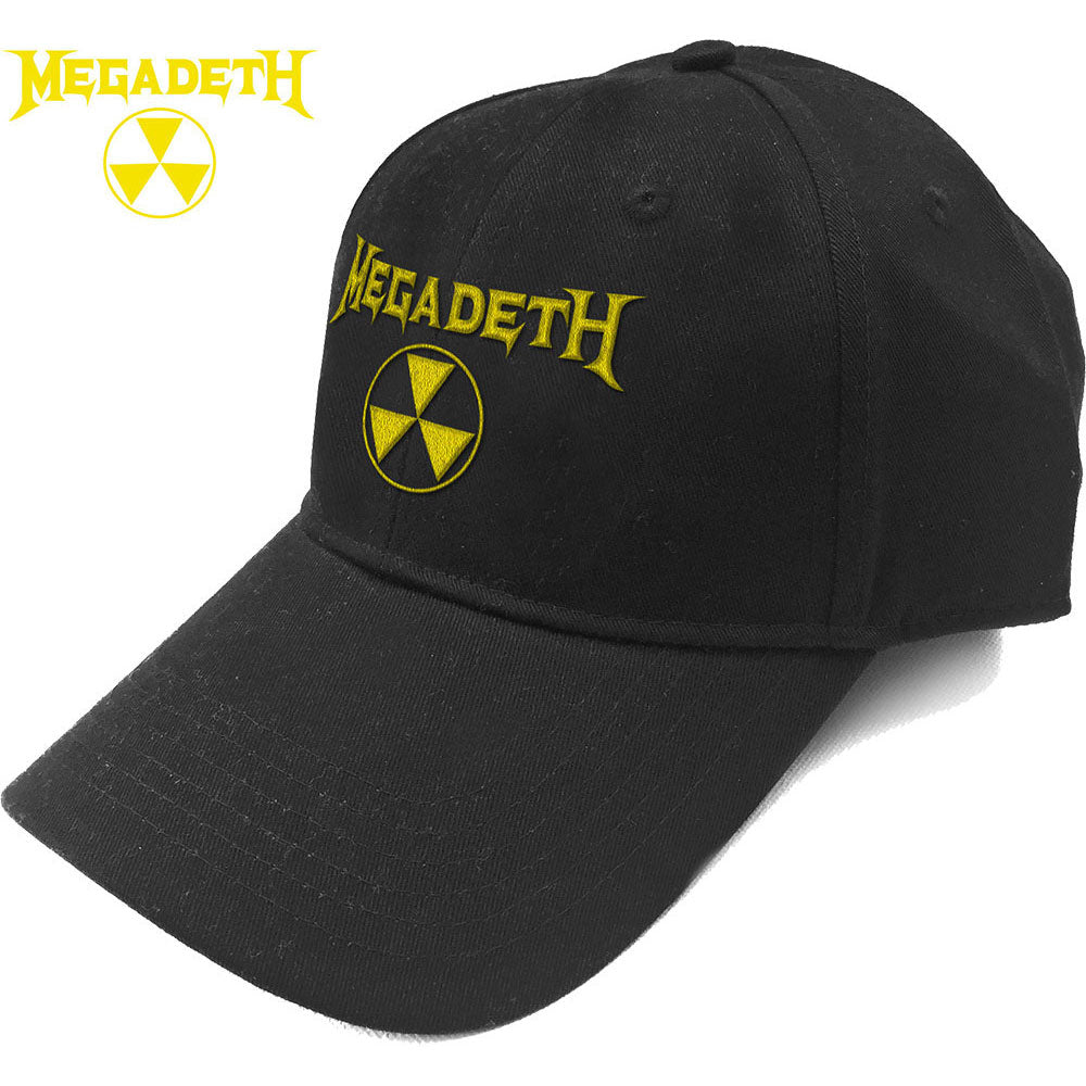 Megadeth Baseball Cap: Hazard Logo
