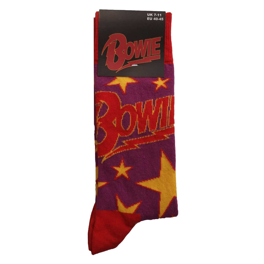 David Bowie Ankle Socks: Stars Infill (US Size 8 - 12)