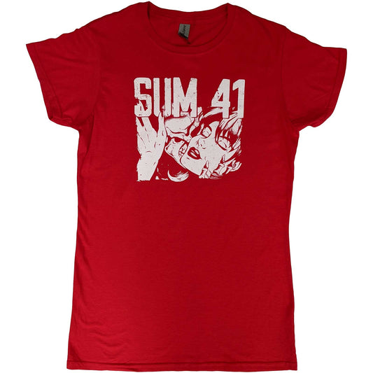 Sum 41 Ladies T-Shirt: Embrace (Ex-Tour)