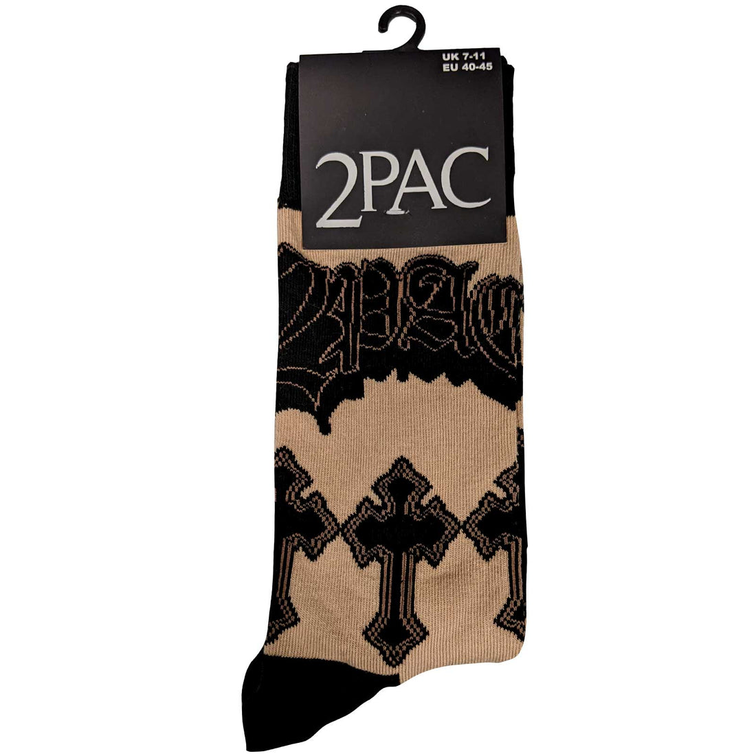 Tupac Ankle Socks: Crosses (Size 8 - 12)