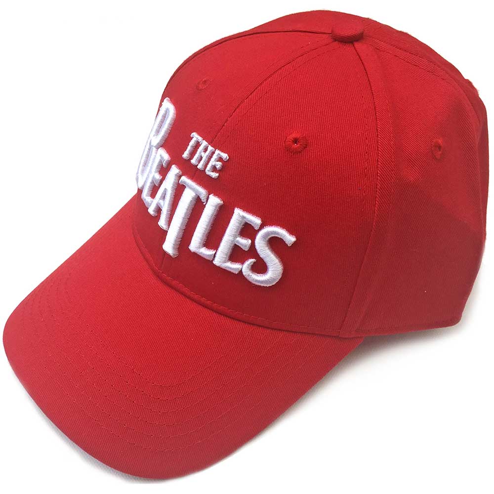 The Beatles Baseball Cap: Drop T Logo