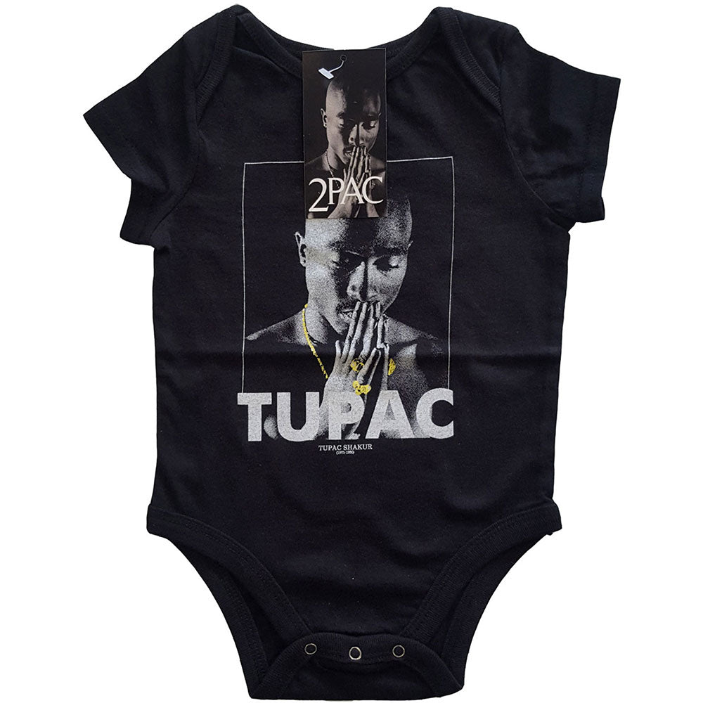 Tupac Kids Baby Grow: Praying – House of Merch - Main Image