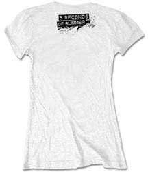 5 Seconds of Summer Ladies T-Shirt: Sounds Good Album (Skinny Fit)