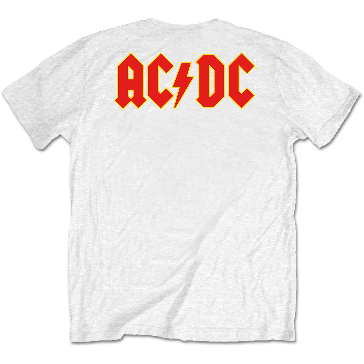 AC/DC Unisex T-Shirt: Logo (Back Print/Retail Pack)